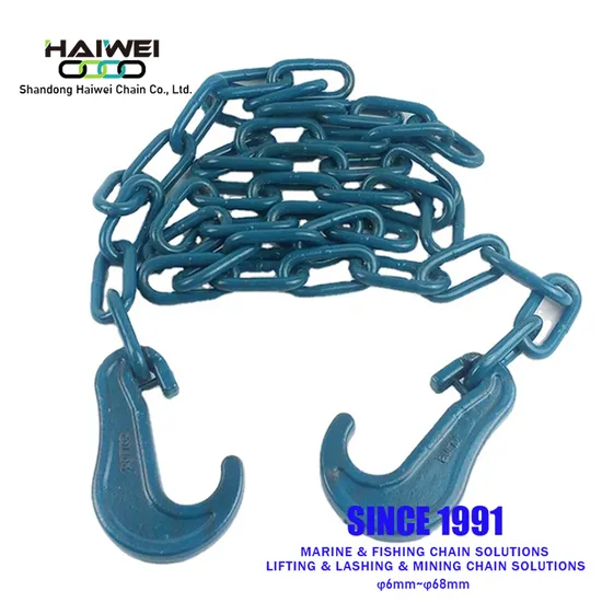 Lifting Chains with Hooks Alloy Steel Multi-Leg 2 3 4 Leg G80 G100 Lifting Chain Sling with Hook