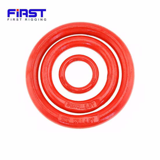 Connexion rapide norme européenne/américaine G80/G100 en acier allié/acier inoxydable forgé/soudé/sans soudure rond/O/anneau circulaire avec traitement de surface